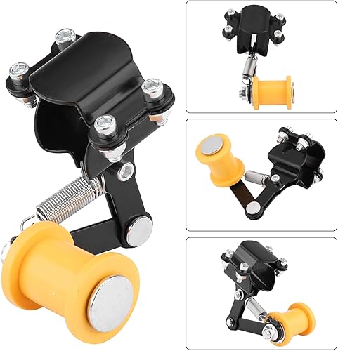 Miniatura 2 de Rodillo tensor de cadena ajustador de motocicleta, guía universal de longitud de enlace modificada, picador de bicicleta con pernos largos de