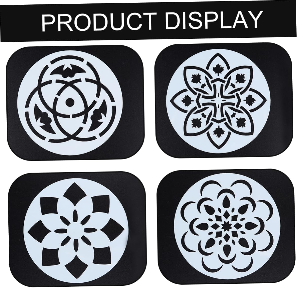 Operitacx 126pezzi Stencil per Pittura Mandala Modelli Creativi per su Superfici Piane per Decorazioni su Mobili e Pavimenti