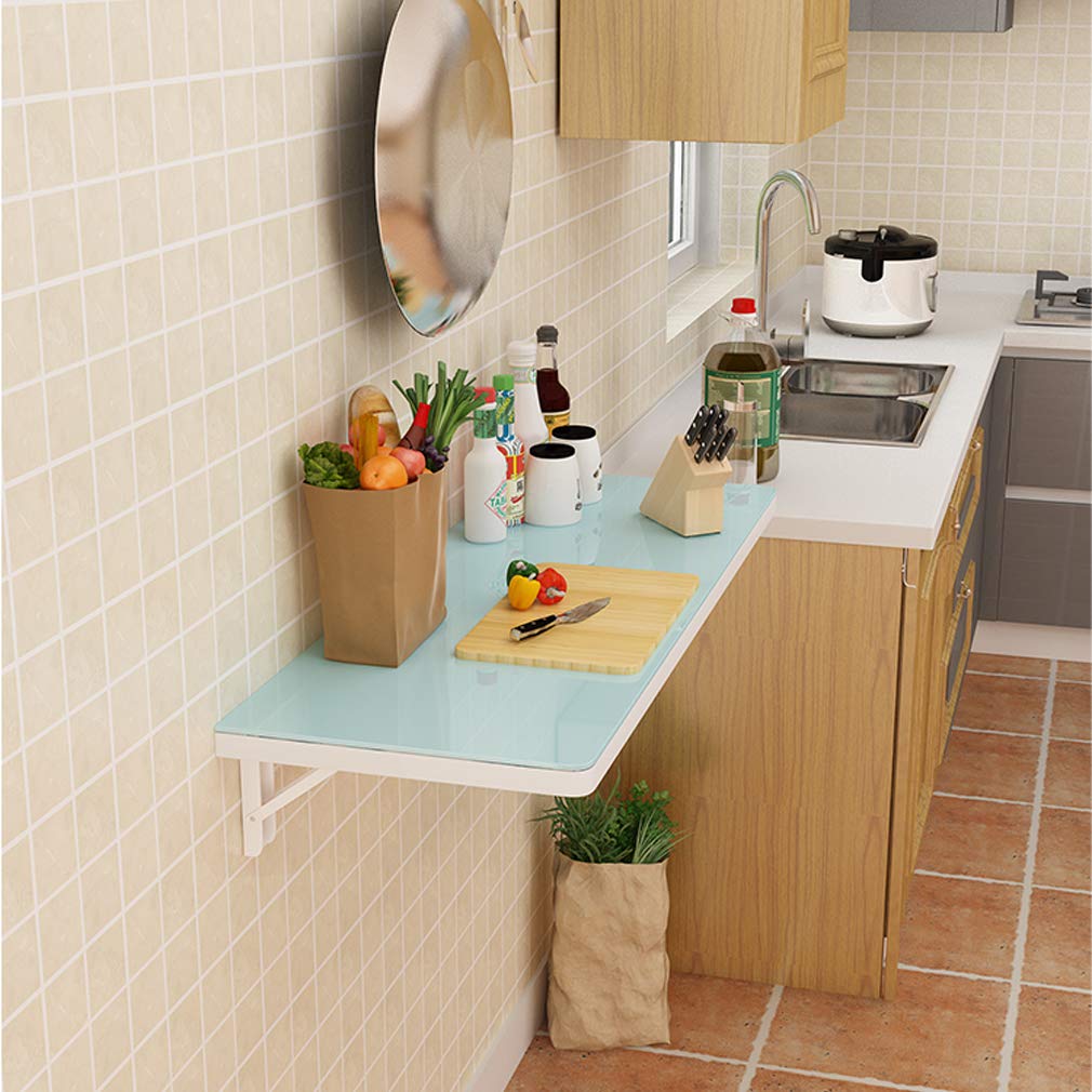 Support de bureau mural pliable pour un espace de télétravail épuré