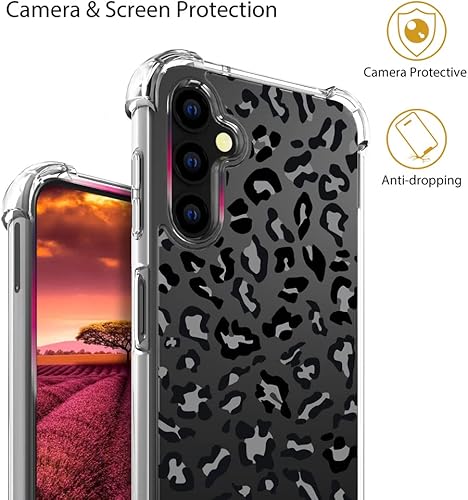 Miniatura 5 de Topgraph Funda para Samsung Galaxy S23 Plus  con diseño de leopardo y guepardo bonita funda transparente para teléfono con estampado de guepardo de