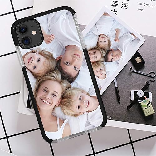 Miniatura 7 de Styletify Funda de teléfono con foto personalizada para iPhone 11, collages de múltiples imágenes, funda de impacto personalizada a prueba de
