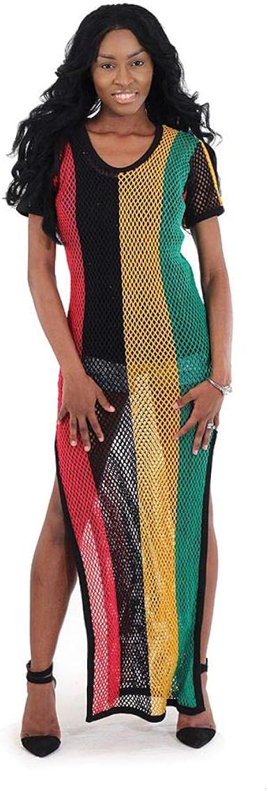 Rasta mesh dress Clearance