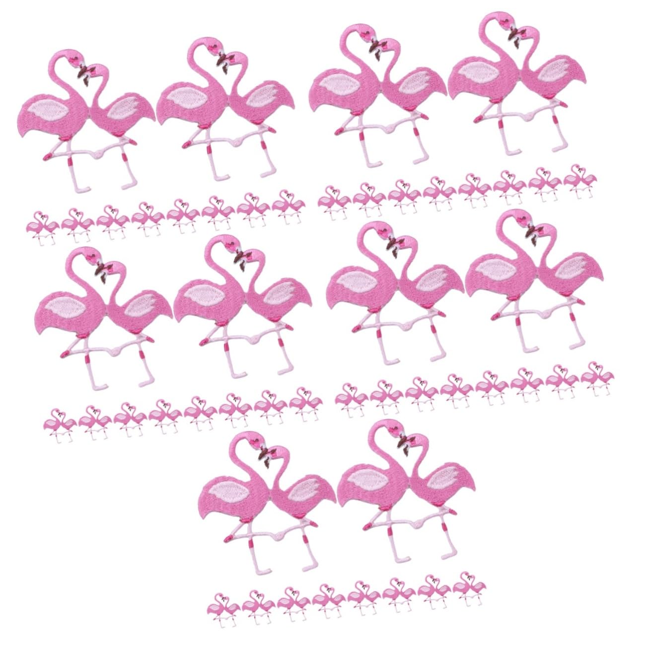 Housoutil 5 Set Toppe Termoadesive Ricamate Per Abbigliamento Da Patches Per Cucire E Stirare Per Vestiti E Progetti Fai Da Te Decorativi 10 Pezzi * 5