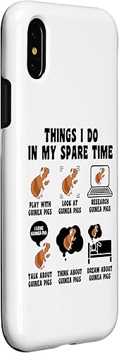 Miniatura 9 de iPhone 12 mini things I do in my spare time play with guinea pig pets Case