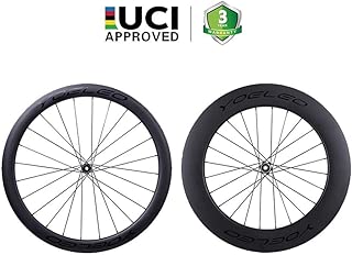 YOELEO クリンチャー/チューブレス カーボンホイール C50/88 ディスクブレーキ専用（制動軌道無）(SL) 採用NOVATEC(ノバテック) D411SB-CL/D412SB-CL ストレートプルハブ SHIMANO(シマノ)用 Sapim スポーク(CX-RAY)用 前後セット