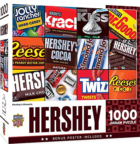 Rompecabezas Hershey's MasterPieces con diseño clásico que desafía tu mente