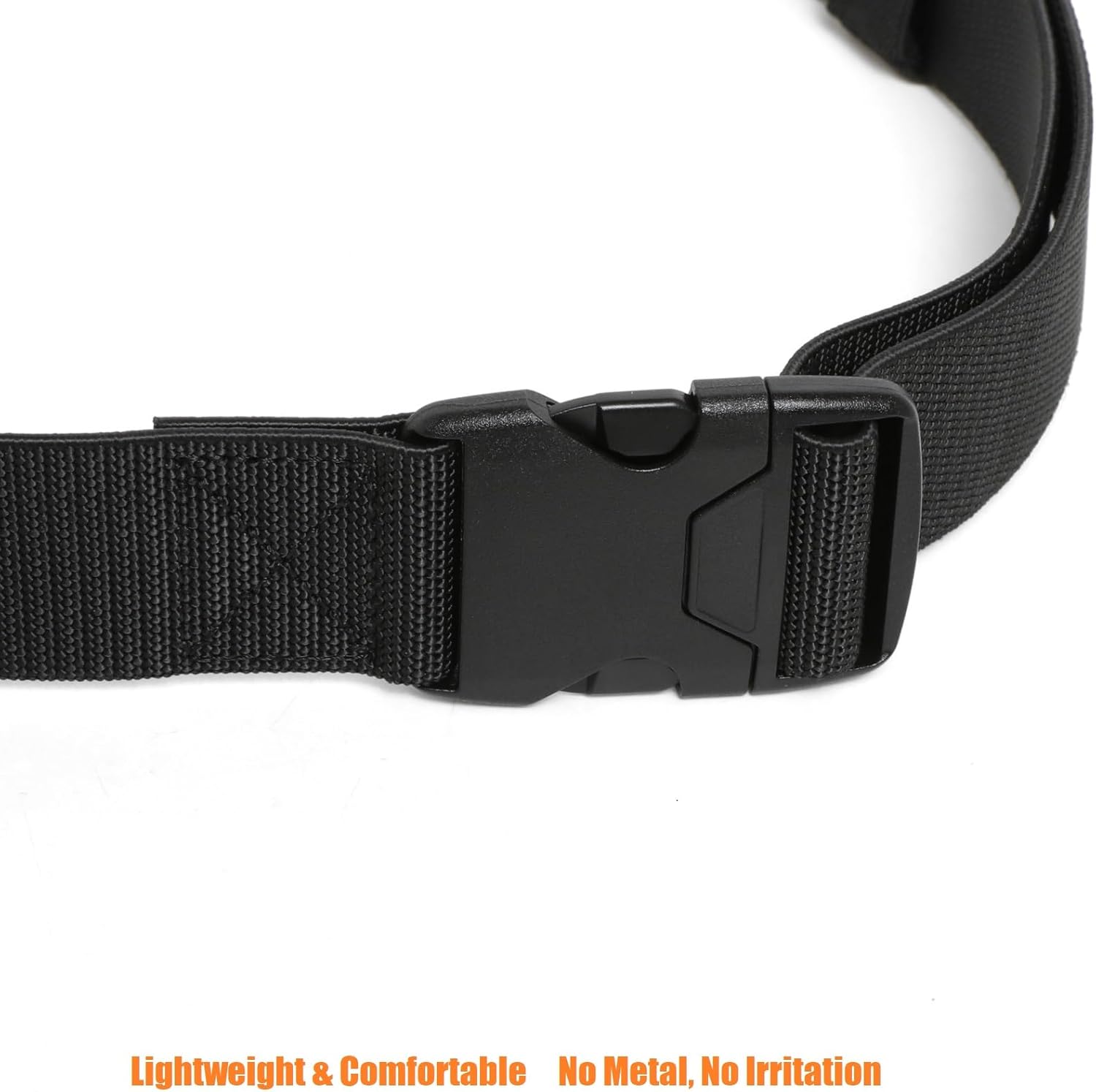 TACNEX Men's Elastic Stretch Belt 1.5" Adventure Web Belt with Non-Metal Travel Friendly Buckle Non Slip, Adjustable - Image 4