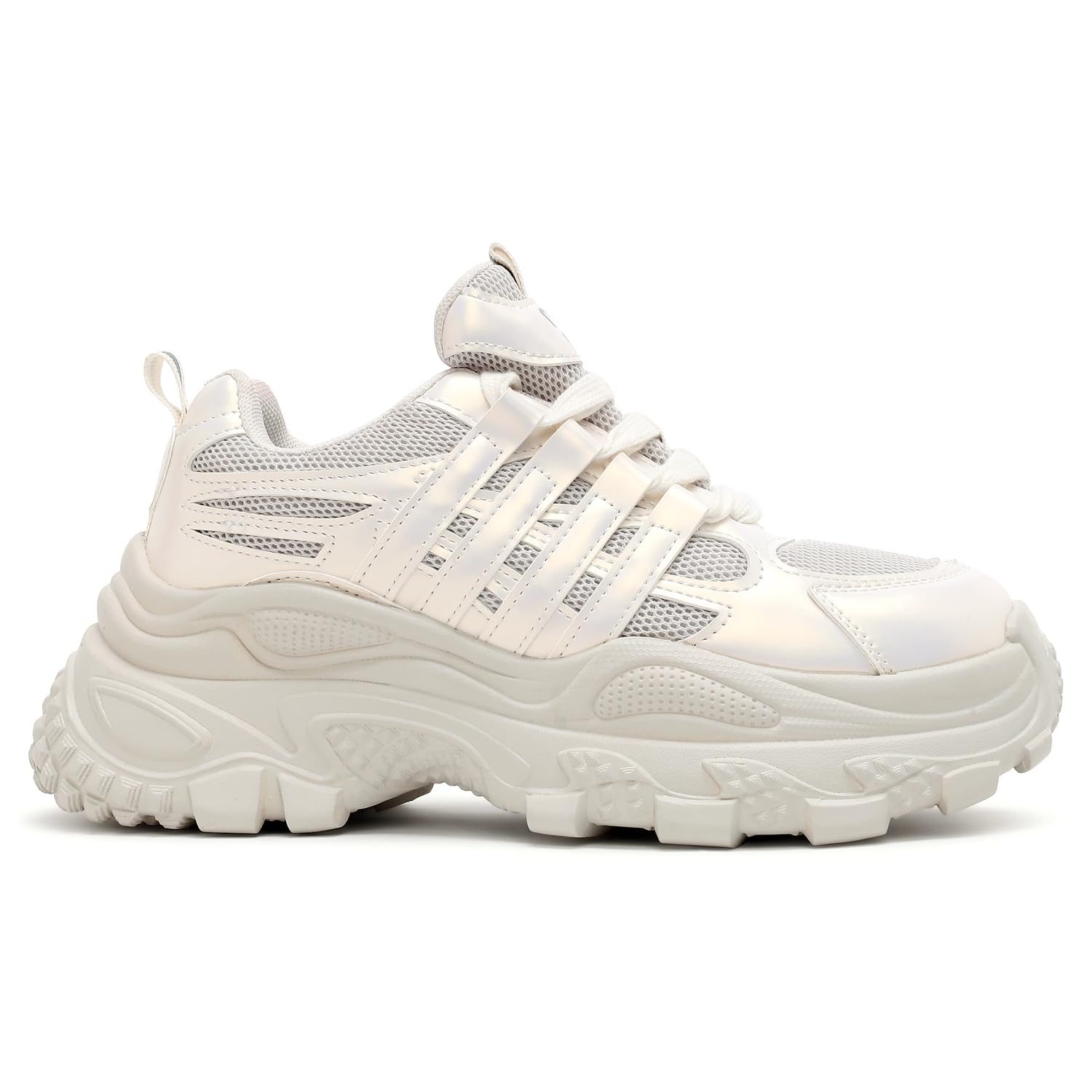 CASSIEY Women's Fashion Sneakers for Girl's | Lightweight & Comfortable | Gymwear & Casual Outfits | Sport Shoes for Girl's and Women's- Grey 1