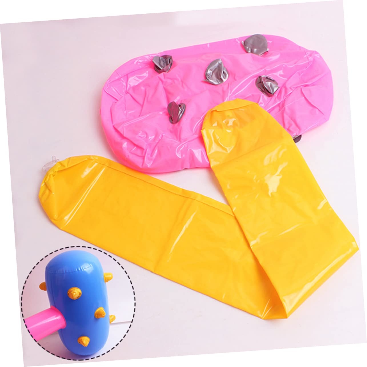 ERINGOGO Safe Boys and Girls Hammer Toys Inflatable Hammers Pvc Gavel Toy for Boys and Girls for Parties Playtime Random