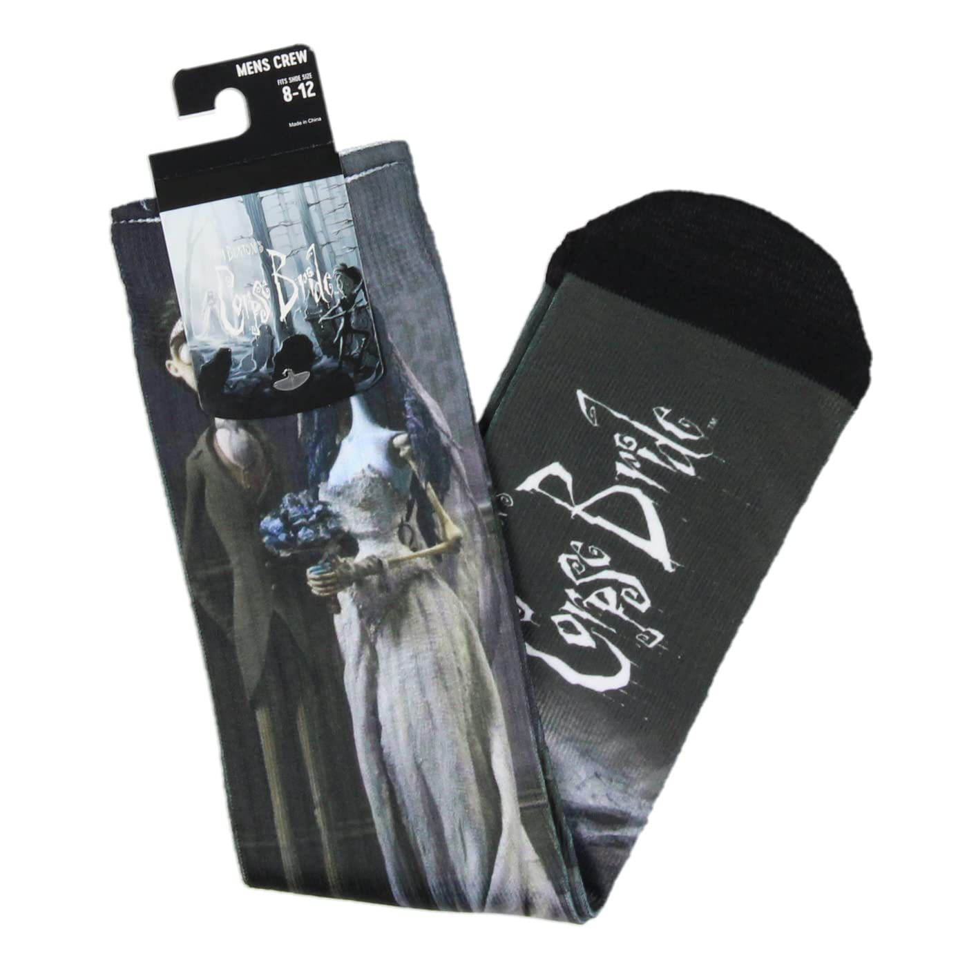 Bioworld Calcetines de sublimación para hombres y mujeres, Negro -, talla única