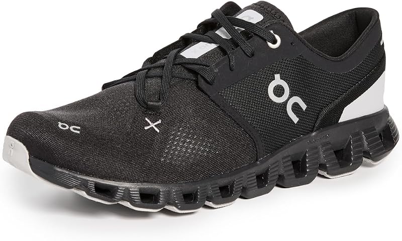 Zapatillas Cloud X 3 para hombre, negras, 10.5 Medium US | Zapatillas de entrenamiento cruzado