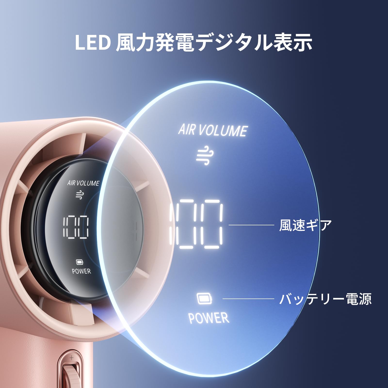 Amazon | JJISULIFE ハンディ扇風機 携帯扇風機 小型 卓上 USB充電式