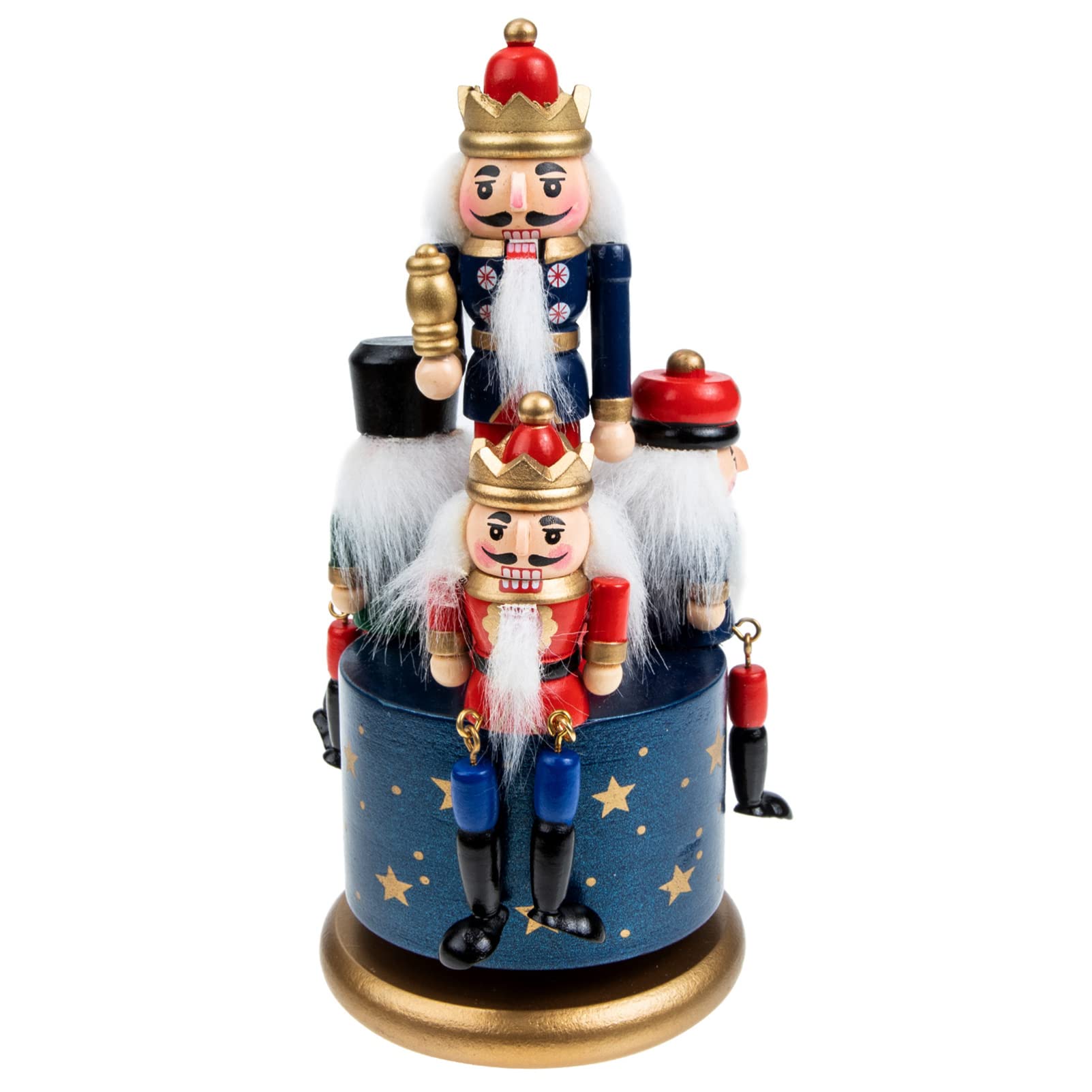 PRETYZOOM Carillon Natalizio in Legno Decorazione Musicale Per Interni Scatola Musicale Design Artigianale Accessori Per Regali Di Compleanno Regalo Per Amanti Della Musica