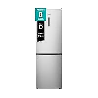 Hisense RB390N4CCD1 Frigorifero Combinato Total No Frost, Inox