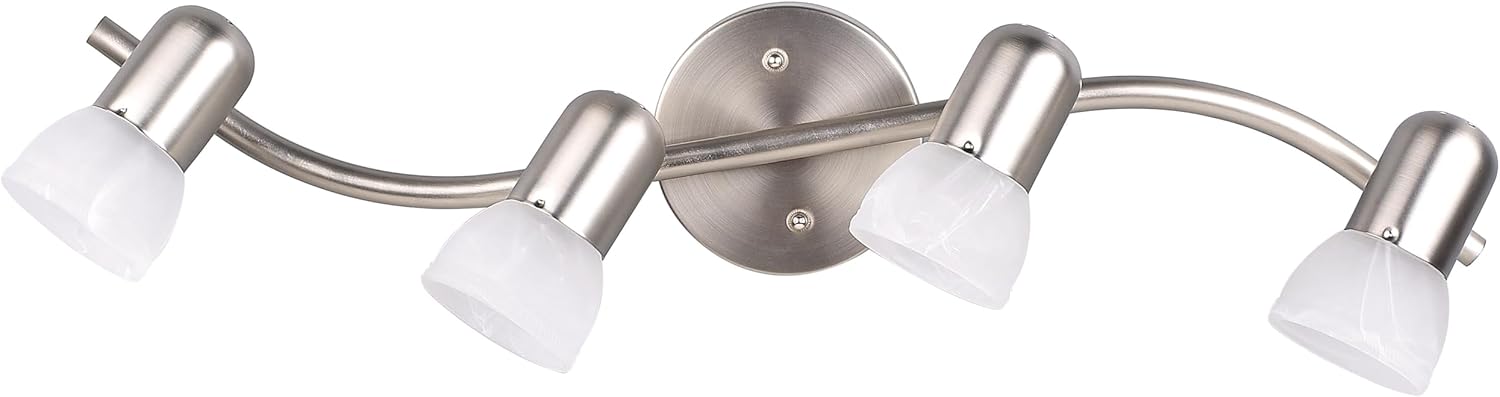 Canarm IT94 BPT Jasper 4-Light Track-Light, Brushed Pewter Brushed Pewter 4 Light