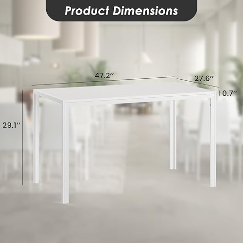 Miniatura 3 de Farini Juego de mesa de comedor de 5 piezas, cocina y sillas para 4, juegos de mesa de cocina modernos para comedor, 4 sillas tapizadas de