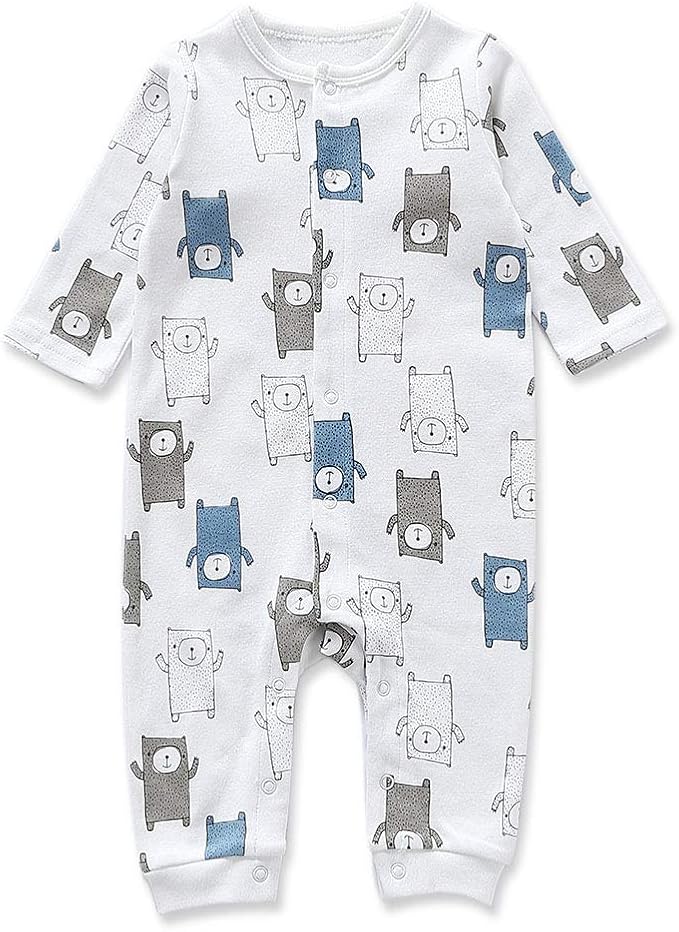 Amazon Co Jp Baby Nest ベビー服 男の子 長袖カバーオール 新生児 赤ちゃん 長袖ロンパース コットン 服 ファッション小物