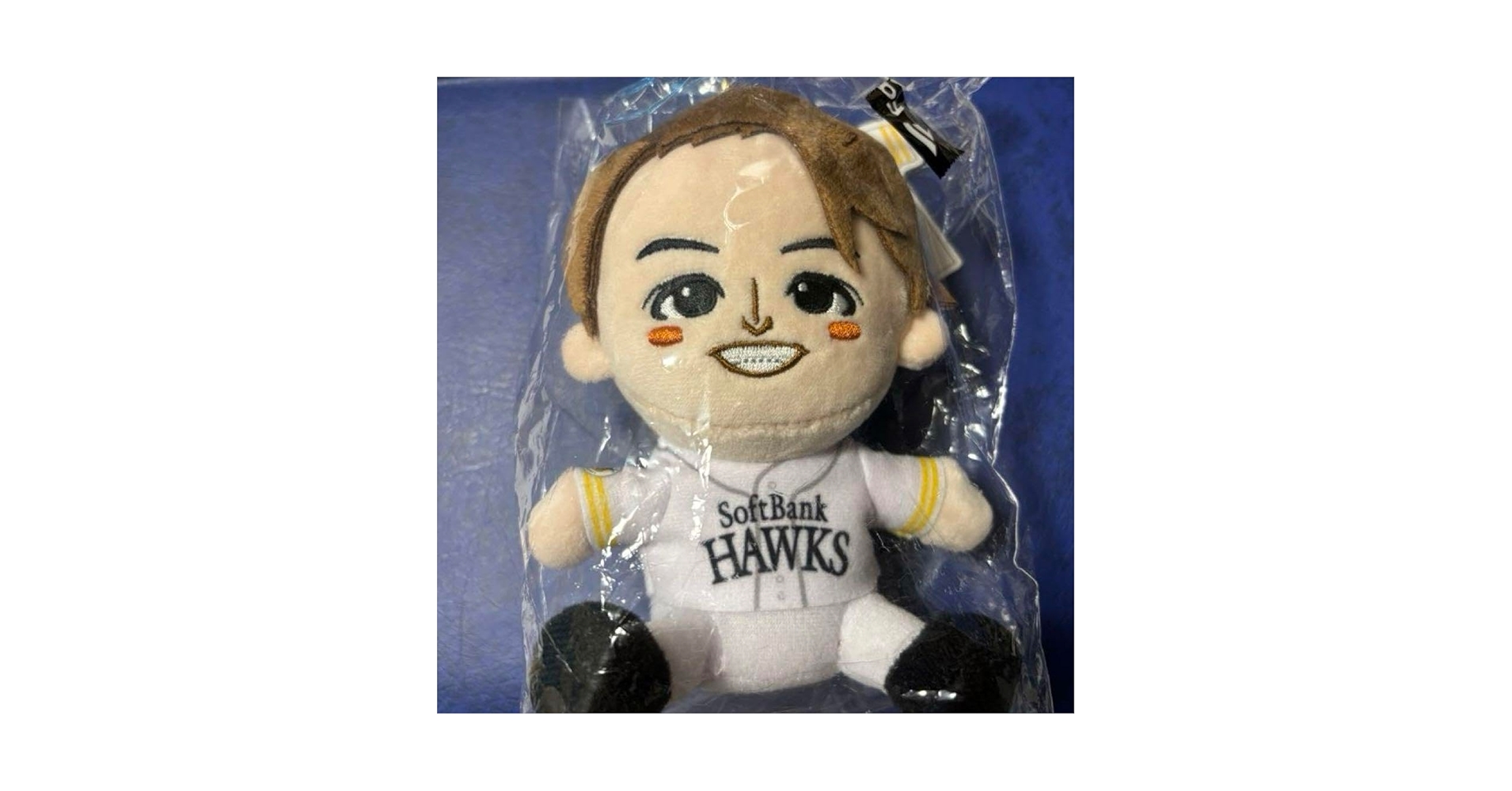 周東佑京　ぬいぐるみ　ソフトバンクホークス 2025 選手ミニぬいぐるみ（23周東佑京）