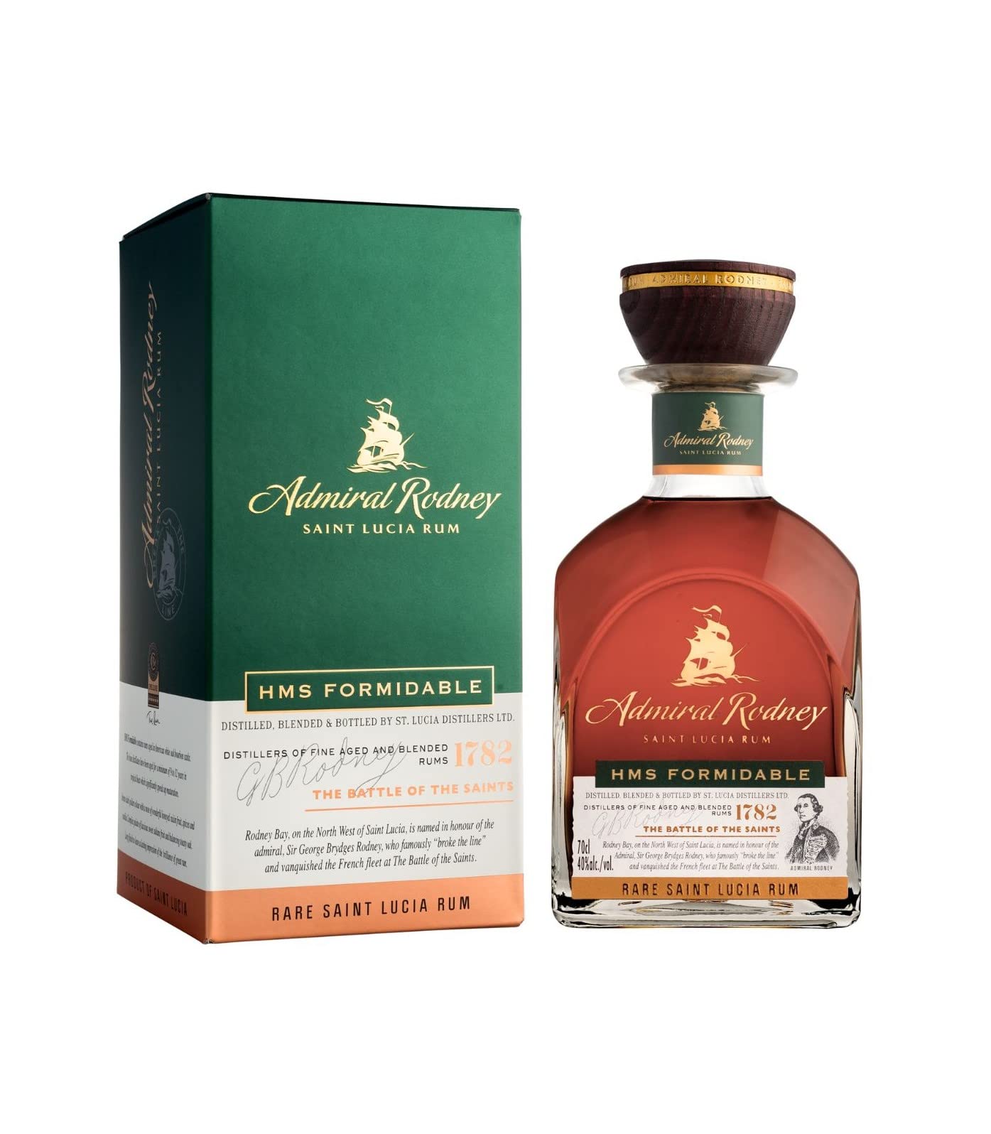 Admiral Rodney: Formidable | Premium Aged Rum | , 40% ABV (70cl)