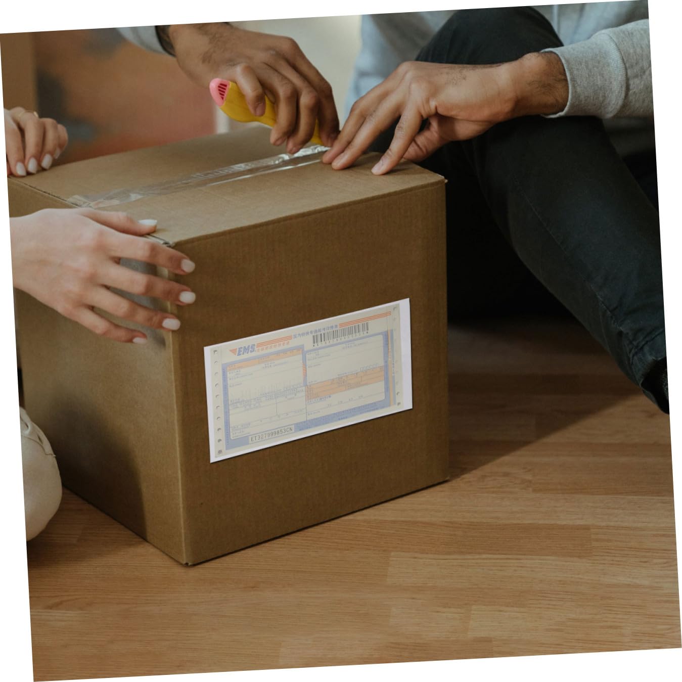 DOITOOL 400 Pezzi Buste Adesive Trasparenti per Imballo Sacchetti Spedizioni Autoadesivi per Etichette Sleeve Protettive Pratiche per Pacchi e Spedizioni