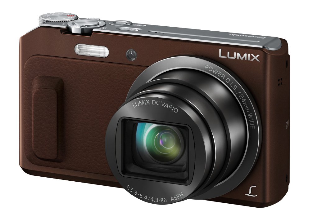 Panasonic Lumix DMC-TZ58 Cámara Digital Compacta (16 MP, 4608 x 3456 Pixeles, Mos, 20x, Full HD, Marrón) (versión importada)