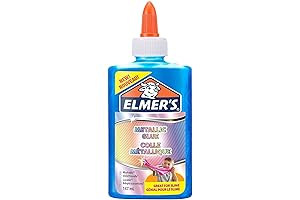 Elmer's Glue | Metallic Blue | 147 mL | Washable & Non-Toxic...