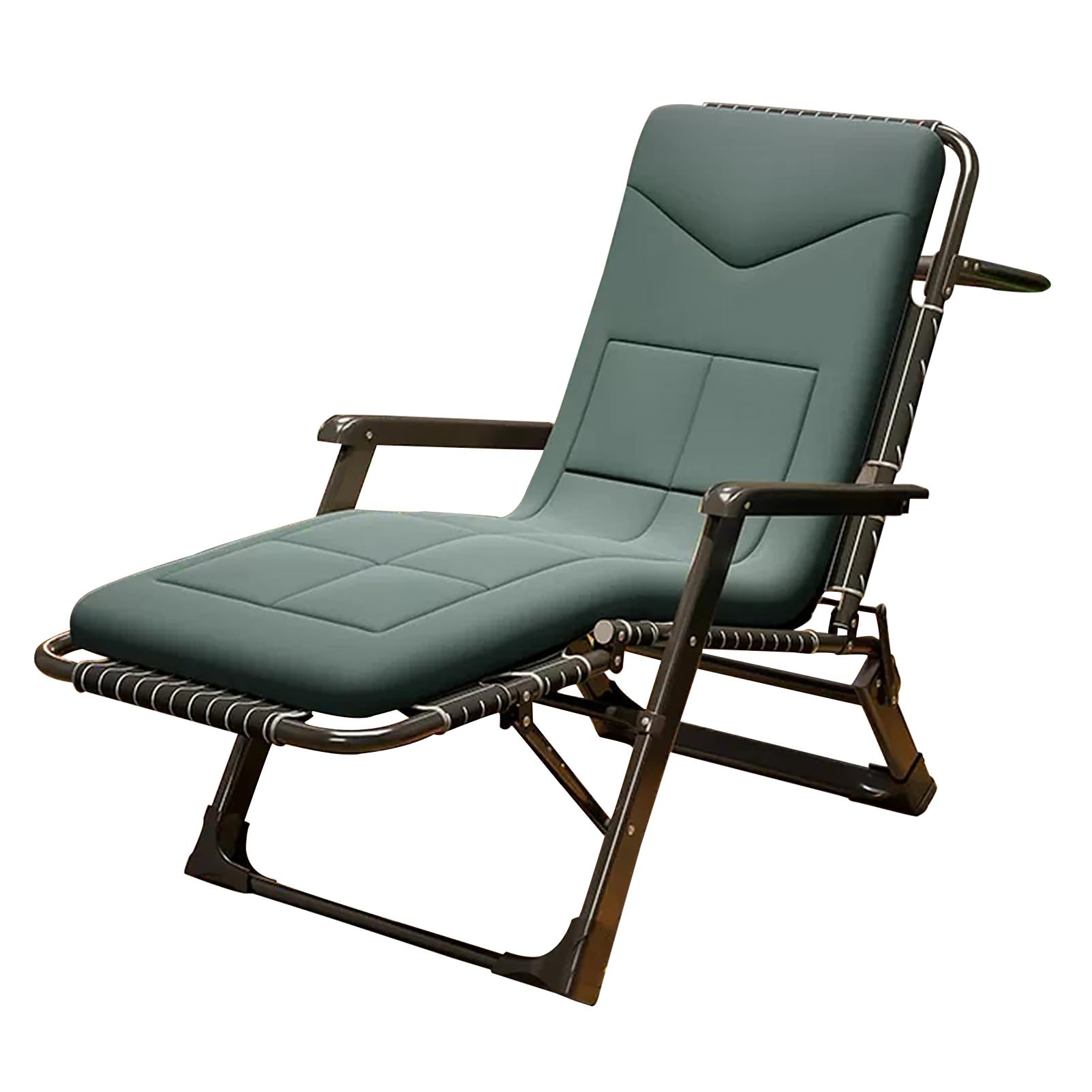 Fauteuil de relaxation zéro gravité pliable et inclinable avec coussin et oreiller de jardin