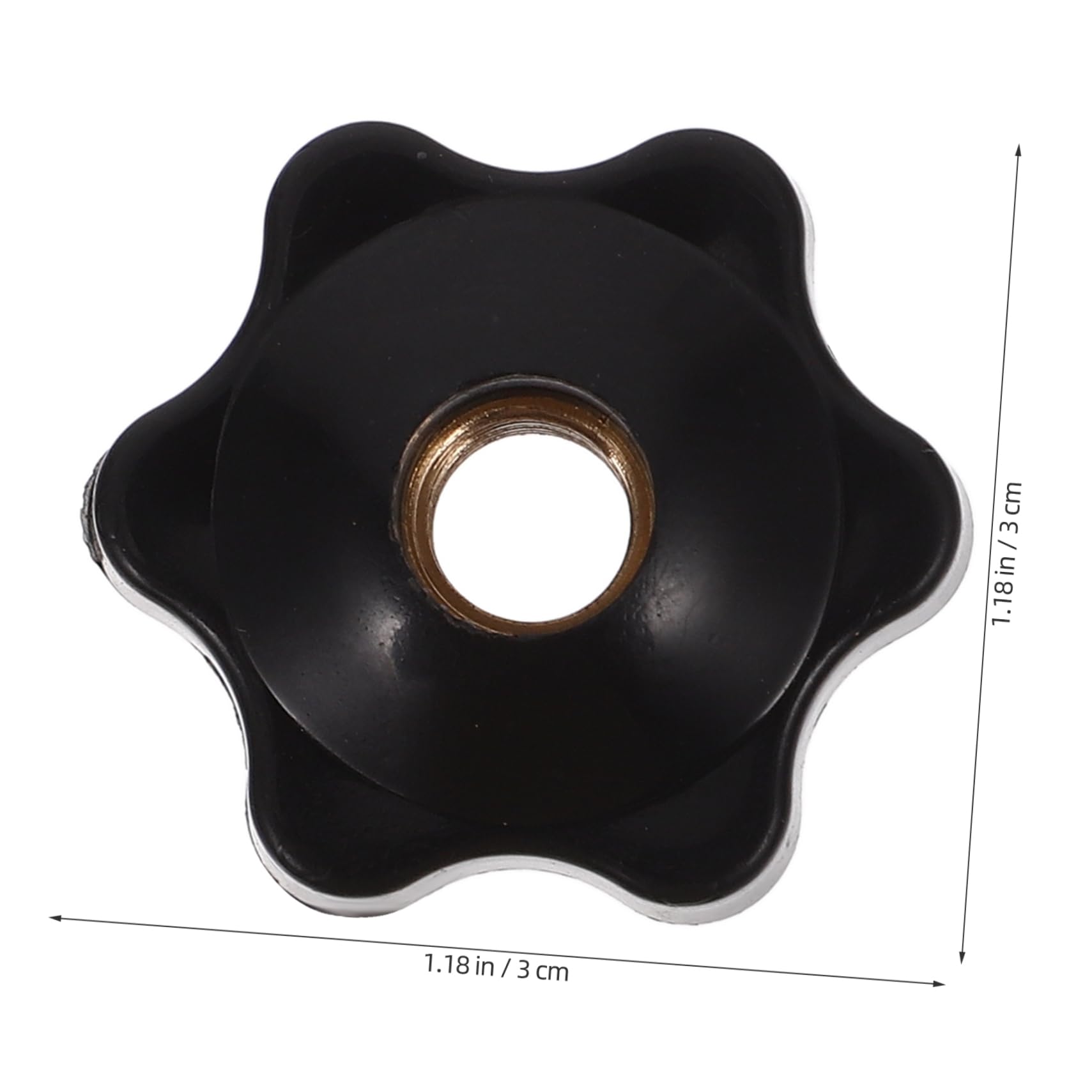 Alipis 10pcs Plastic Handle Nuts Cap Nut Knob Handle Hand Grip Knob for Home Mech. Use