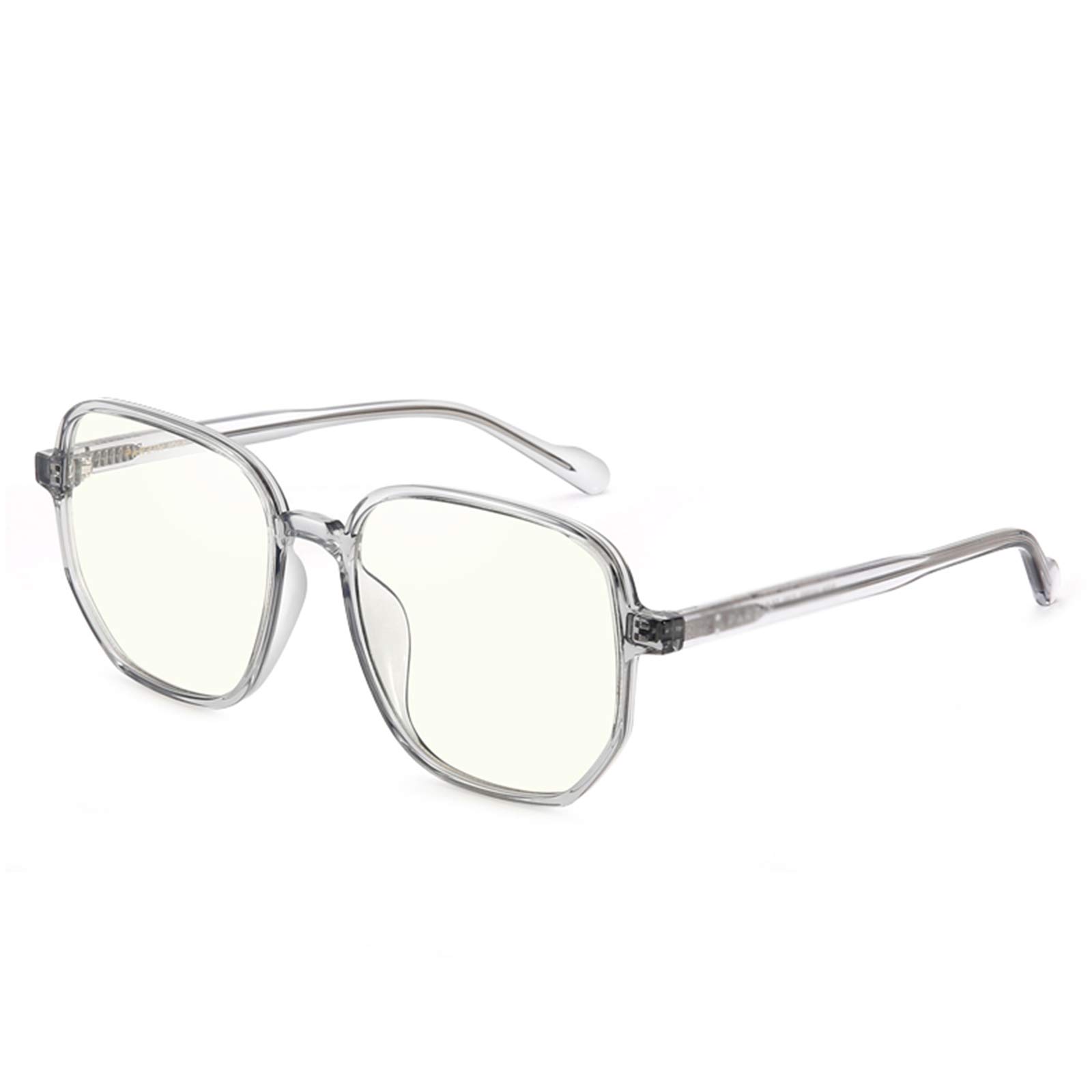 Okulary komputerowe mężczyźni antyrefleksyjne okulary ochronne antyrefleksyjne damskie okulary retro niebieskie oprawki anty-niebieskie okulary przezroczyste oprawki