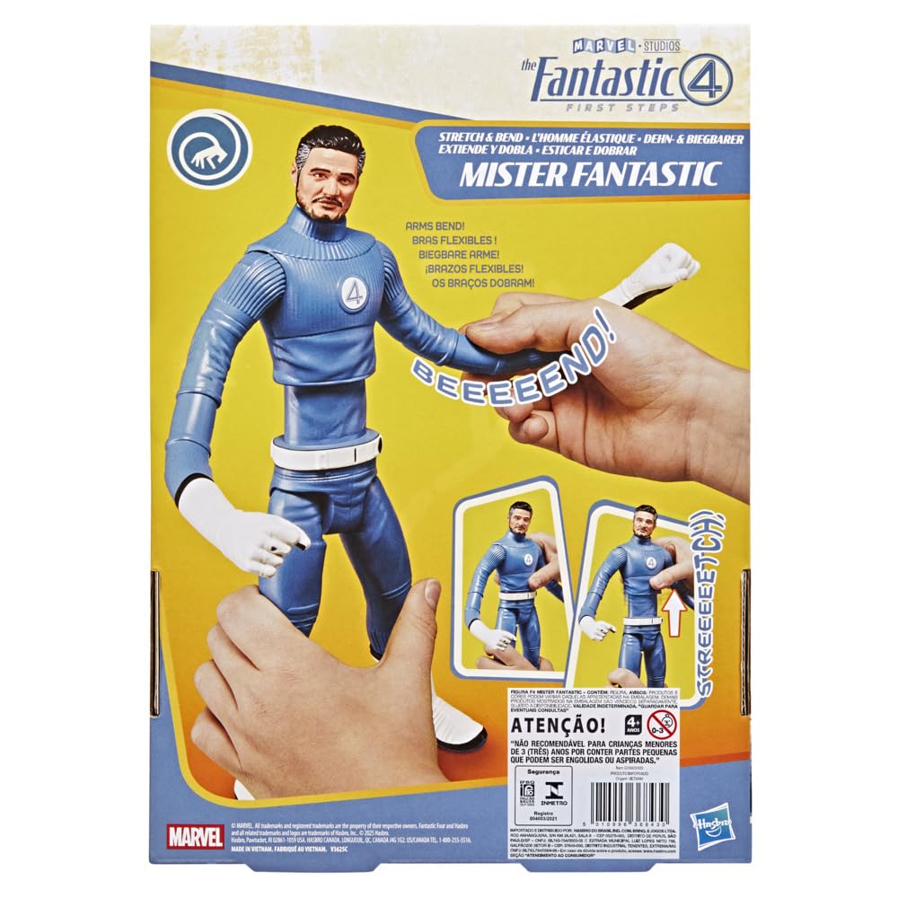 Amazon.com: Marvel Stretch & Bend Mister Fantastic : Toys & Games