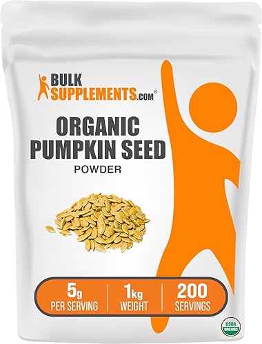 BULKSUPPLEMENTS.COM Polvo de semillas de calabaza orgánica, suplemento de calabaza, de semillas de calabaza orgánicas, polvo de calabaza,