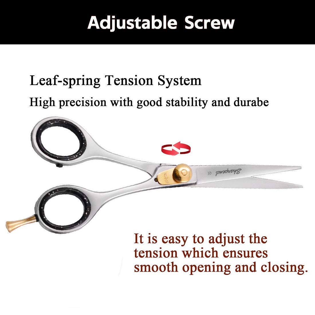 Professional Haircutting Scissors Kit – 6 inch Razor Edge Barber Scissor, Japanese Haircutting Scissors and Thinning Shears for Men, Women & Kids, Salon and Home Hair Cutting Set