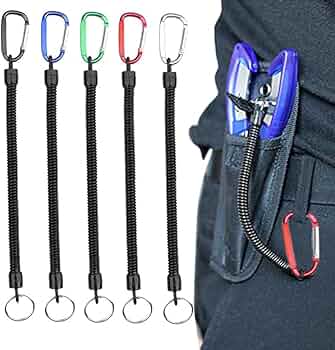 5PCS Stretchy Spiral Keyring With Color Carabiner Nigeria | Ubuy