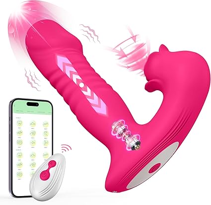 Vibradorador mujer juguetes eóticos Estimulador de clítoris femenino Gran consolador realista succionador de clítoris Femenino con9*9 Modos Consoladores.. para mujer con Vibración