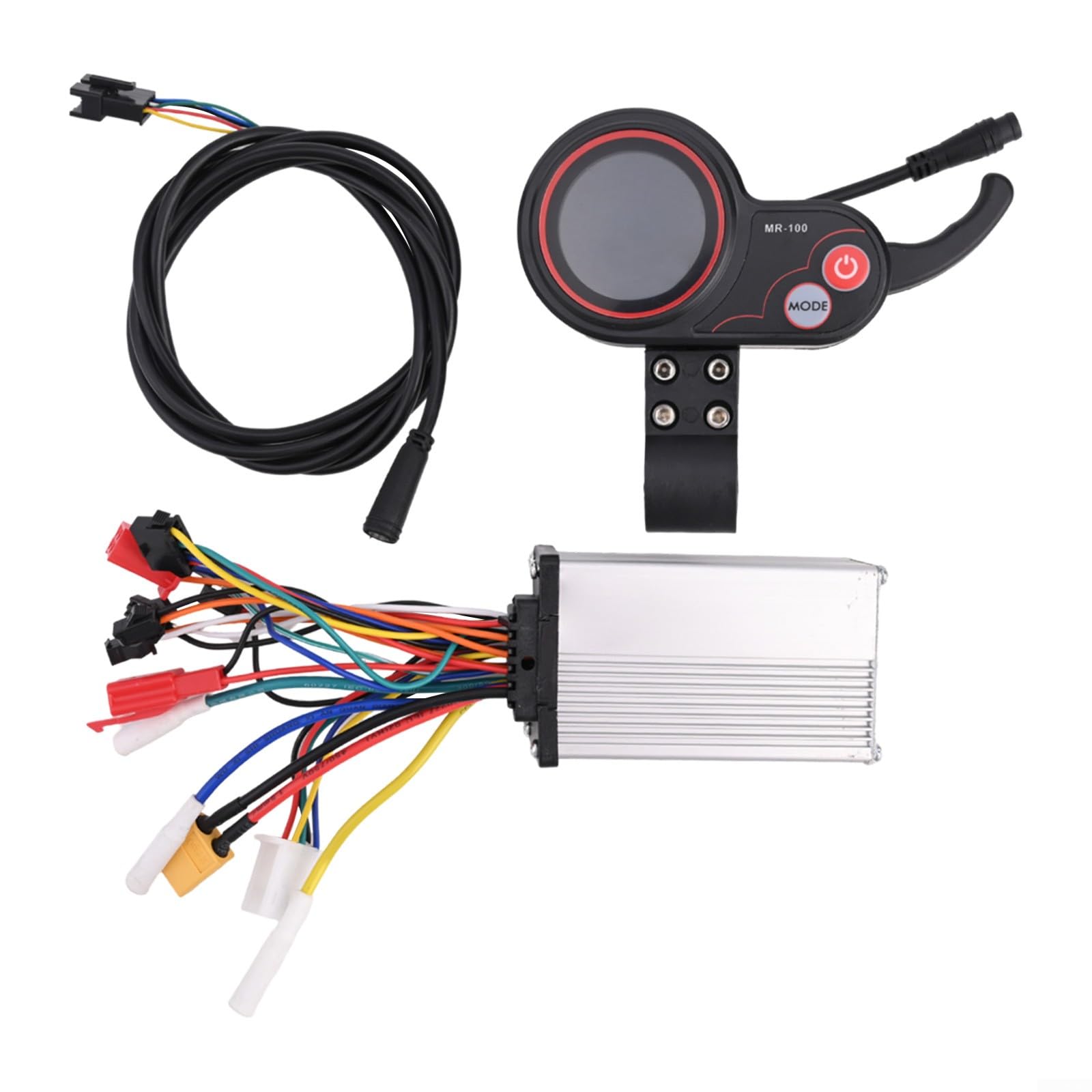 Contrôleur de moteur 500 W 36 V 48 V avec écran LCD pour scooter électrique, panneau de commande et kit de changement de vitesse (36 V)