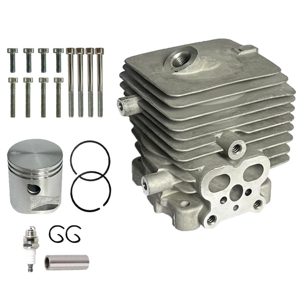 Kit de montaje de cilindro de 34 mm para sopladores de hojas BG56 BG86 para modelos de ventilador 4241 020 1203, pieza de repuesto de pistón de acero para accesorios de herramientas de jardín