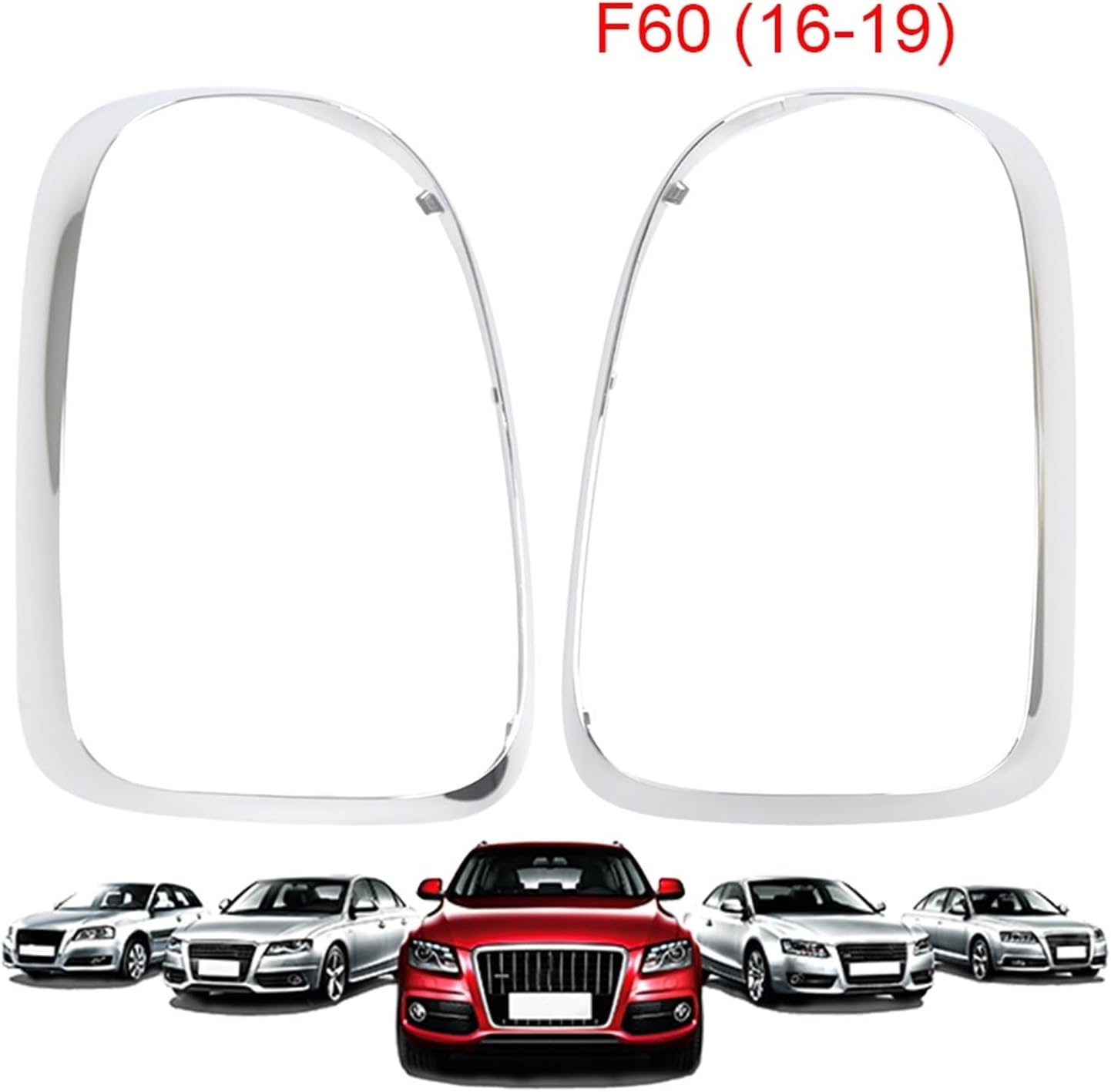 Tail Light Trim Ring Rear Tail Light Lamp Cover Trim Tail Light Bezel Cover Trim Compatible For BMW Mini Cooper Countryman F60 2016-2019(Right)