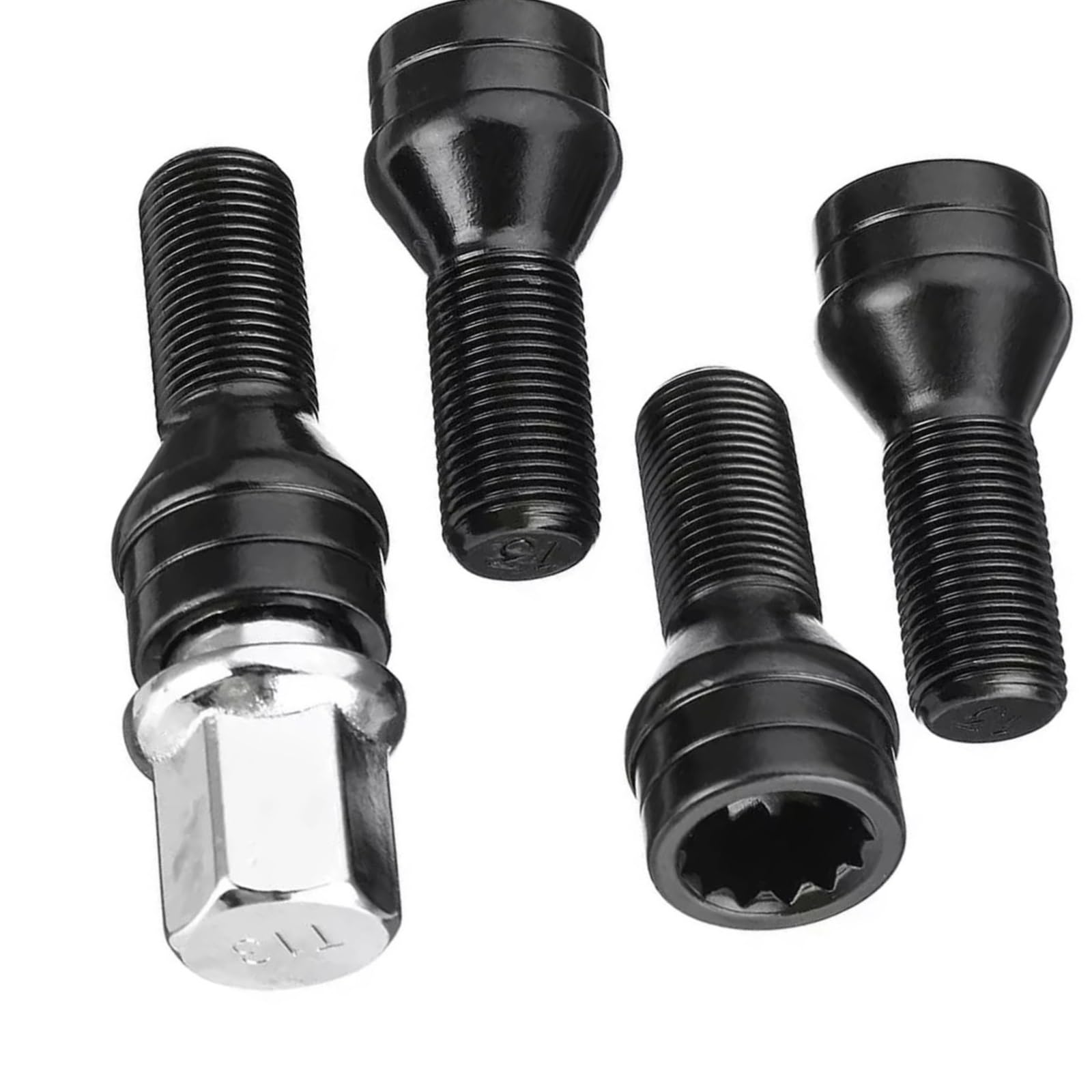 Bulloni ruota auto Compatibile Con BMW Per X1 F48 2015 Set Da 4 Dadi Per Cerchi In Lega Con Rondella Conica Dadi Di Ricambio Per Cerchi In Lega OEM: 36136776076