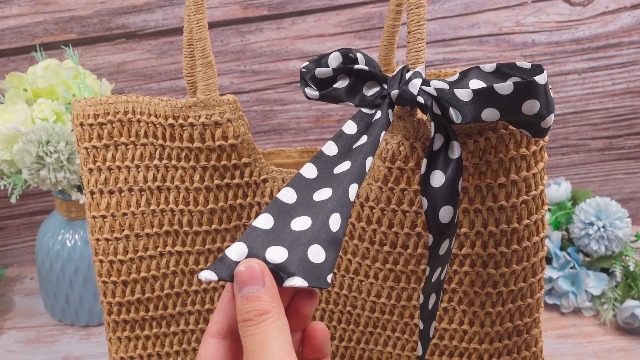 Bolso de playa Capoda Straw para mujer 15.8 x 14.2 pulgadas miniatura 7