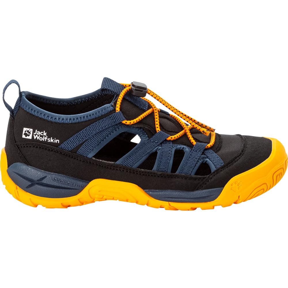 Jack Wolfskin Boy's Unisex Kids Vili Sandal K, Orange pop, 8.5 UK Child
