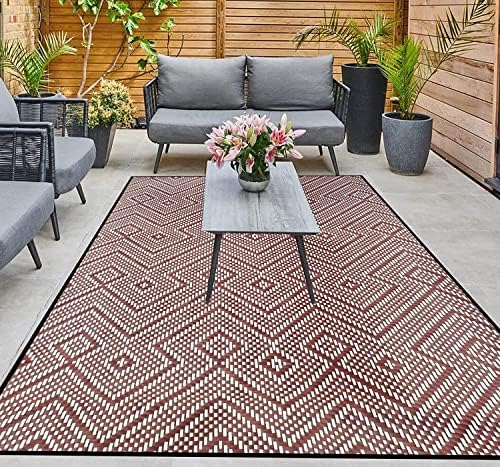 ARSUK OutdoorTeppich Wetterfest, 180x120cm, StrandPicknickdecke