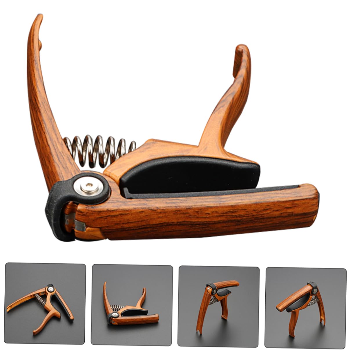 Capo Para Guitarra Ajustable Afinador Rápido Para Guitarra Acústica y Eléctrica Accesorio Esencial Para Músicos