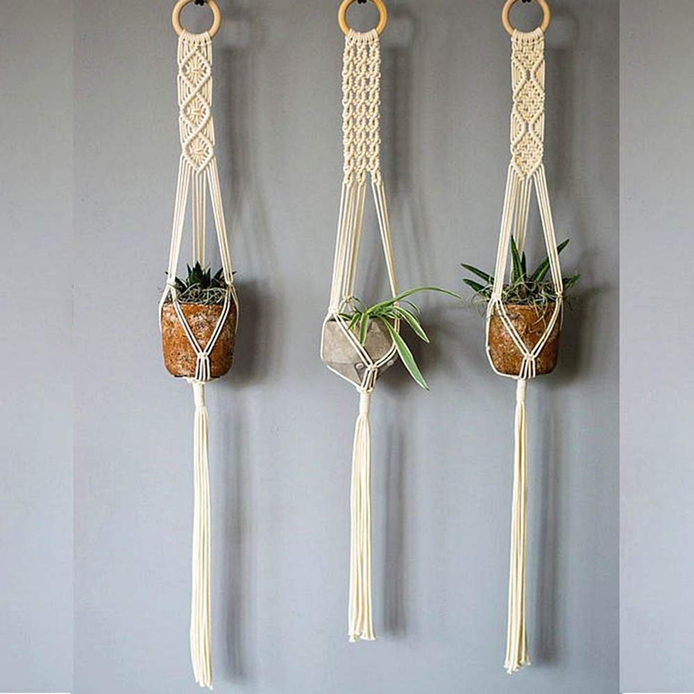 4 mm 200M Cordel de Algodón Cotton Twine Hilo Macramé Trenzada de Algodón Natural para DIY Artesanía Hecha a Mano Craft Cuerda Manualidades
