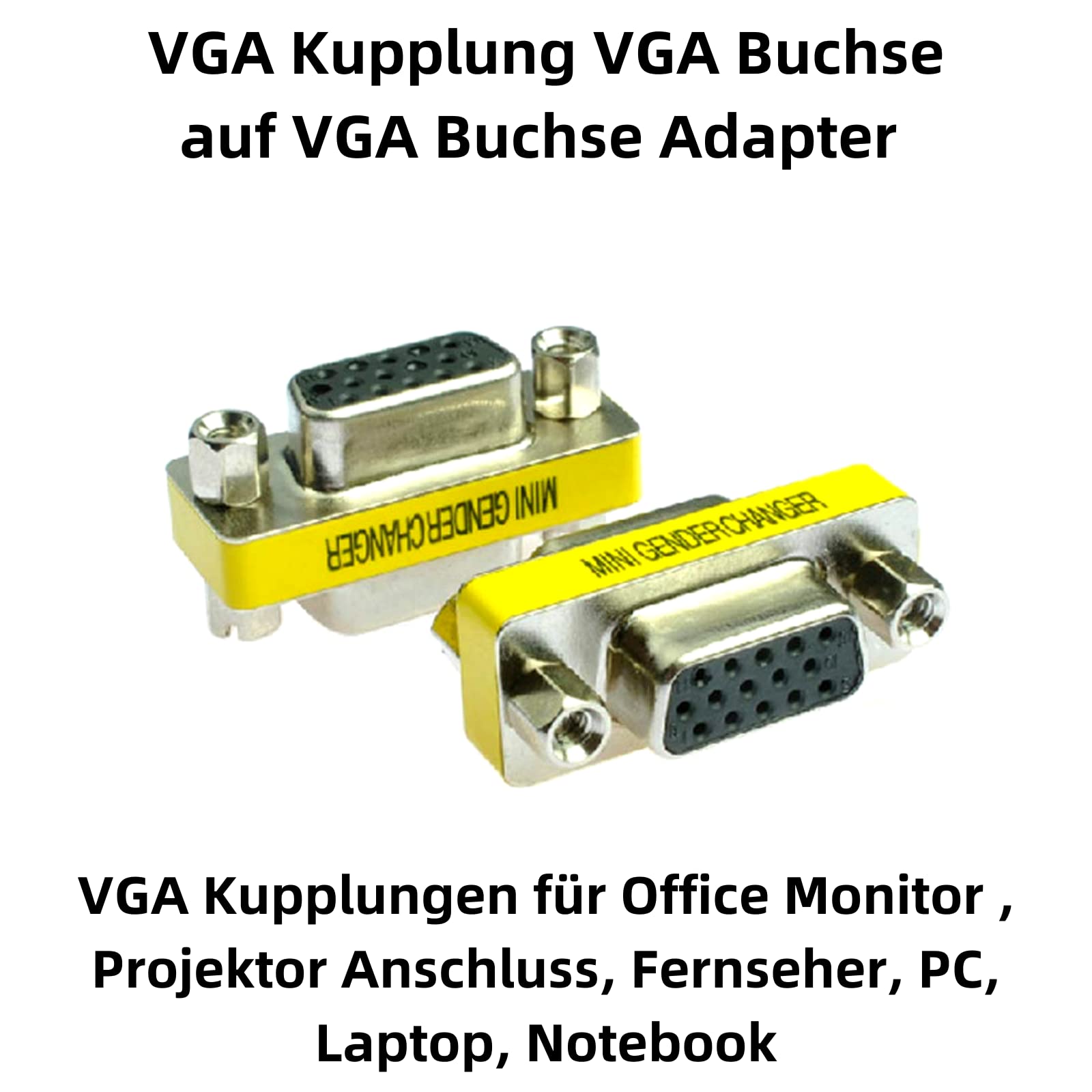 sourcing map Accoppiatore VGA VGA Connettore convertitore di