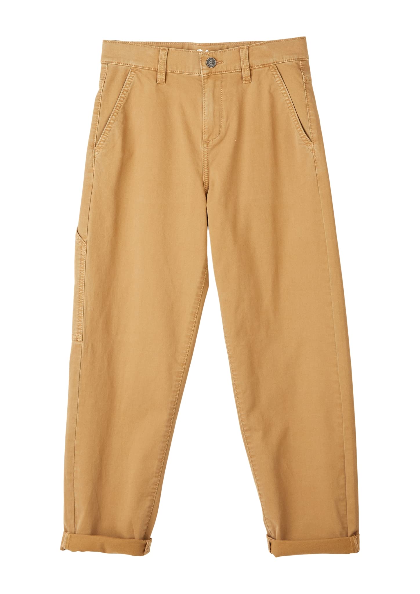 Pantalones s.Oliver de niños color marrón talla 134 de algodón 4