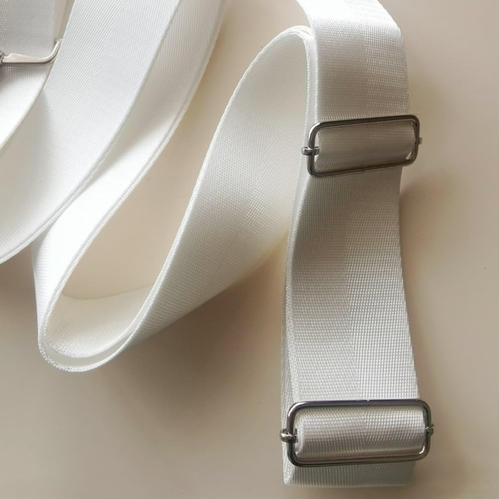 Zoegneer Rete da tennis in nylon centrale con gancio a molla in acciaio , 220 x 5 cm, colore: bianco