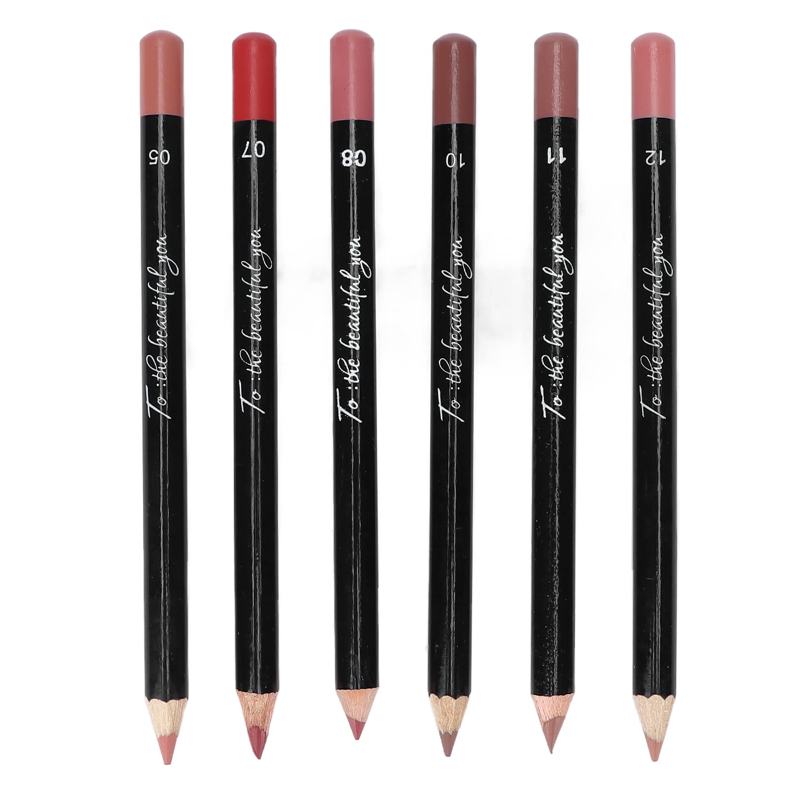 6er Set Matt Lipliner – Wasserdichte Lippenstifte Für Präzise Konturen & Langanhaltenden Look (Set 03)