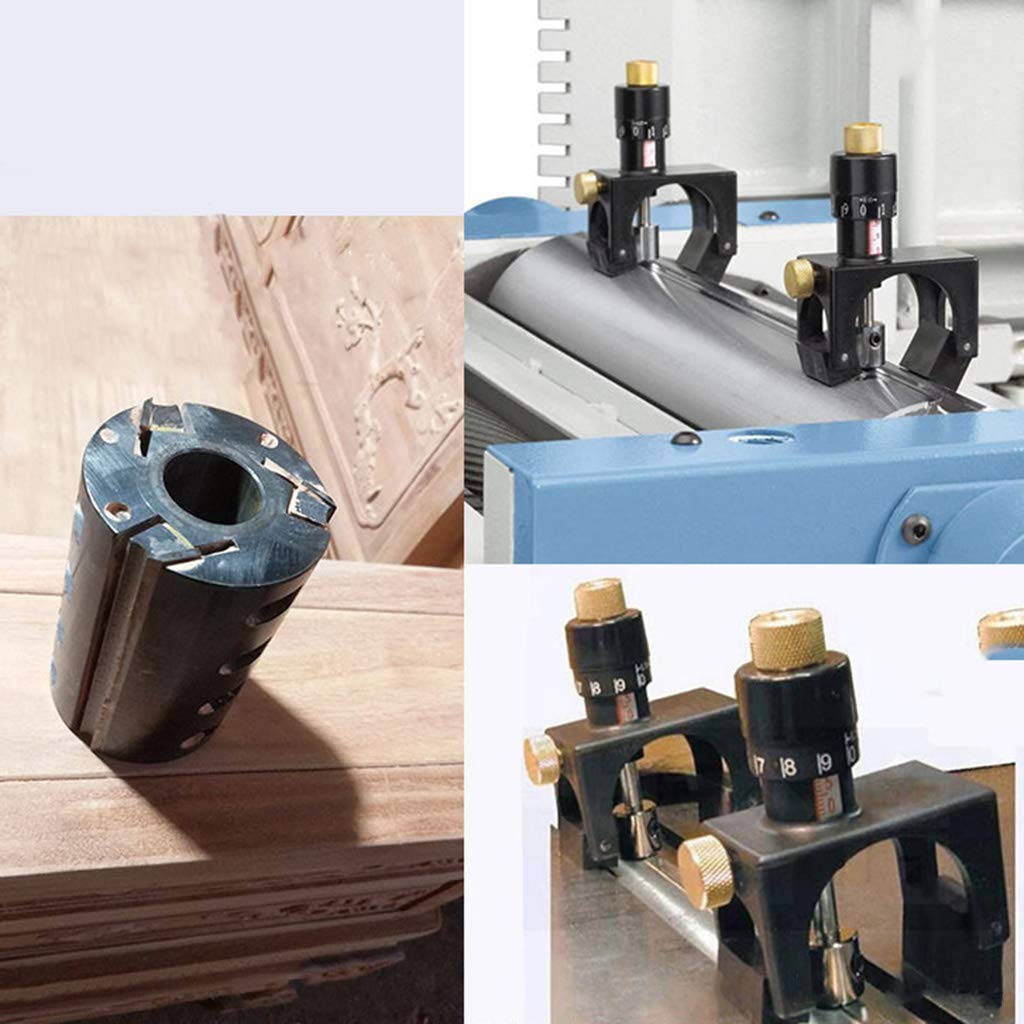 2 Stück Hobel-Einstellvorrichtung, Vorrichtung, Kalibrator, Hobelschneider, Einstellvorrichtung, Vorrichtungslehre, Holzbearbeitungswerkzeug, Schneideisen