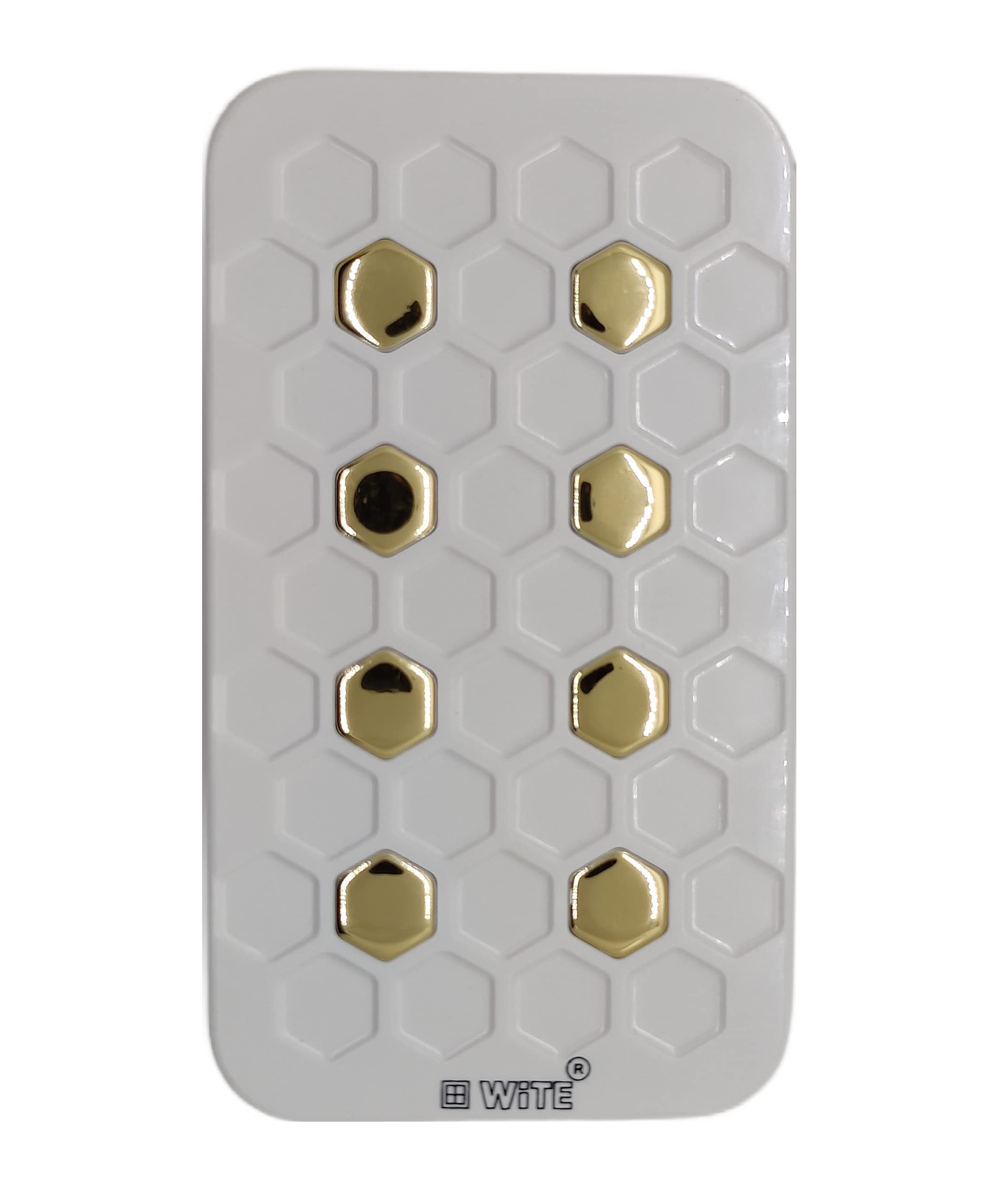 WiTE The Right Choice - Hexa Ding Dong Door Bell with Gold Chrome Finish - Stereophonic Bell - Wired Door Chime (B09YV242GT) Amazon Price History, Amazon Price Tracker