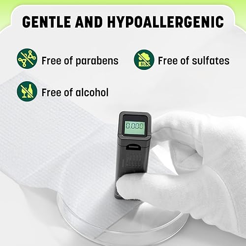 Miniatura 2 de Toallitas para perros para patas y traseros, toallitas grandes para mascotas a base de plantas para perrosgatos, hipoalergénicas, 8 x 9 pulgadas,